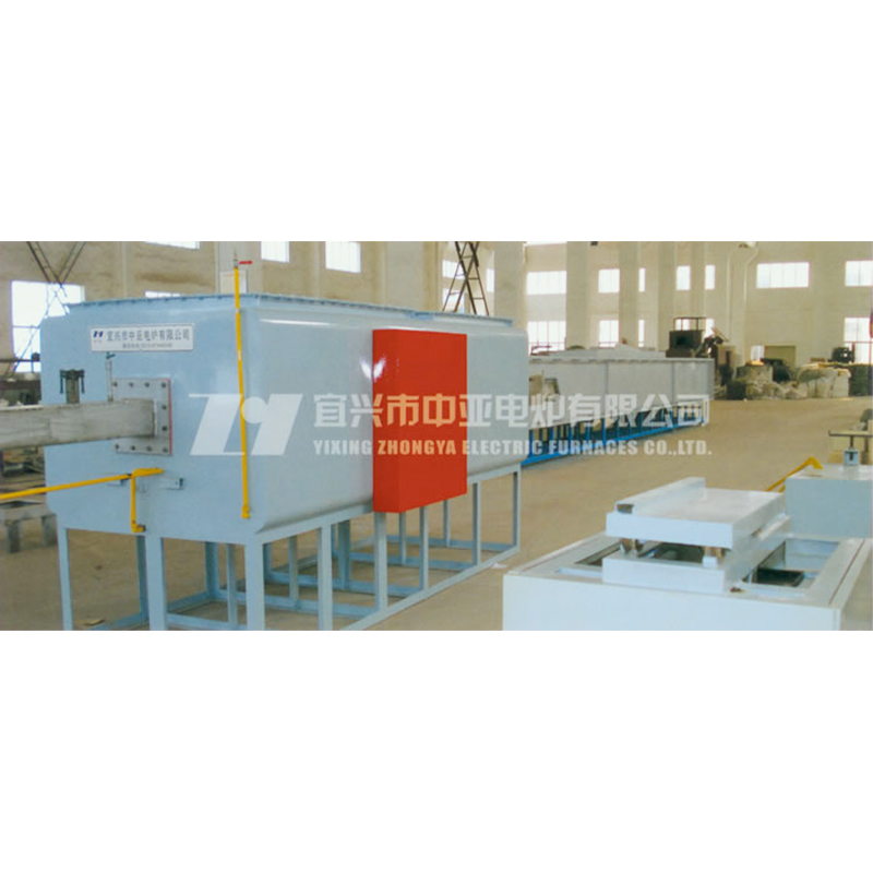 Nitrogen and hydrogen protective atmosphere reduction furnace